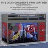 image:imageDisney Princess Loft Bed Tent  Curtain Set for Low Twin Loft Bed Bed Sold Separately by Delta ChildrenSpiderman