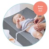 image:imageDisney Winnie the Pooh Contoured Changing Pad with Plush Cover by Delta Children  Machine Washable Cover and Waterproof Outer Layer Grey