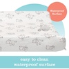 image:imageDisney Winnie the Pooh Contoured Changing Pad with Plush Cover by Delta Children  Machine Washable Cover and Waterproof Outer Layer Grey