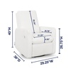 image:imageGAP babyGap Cloud Recliner with LiveSmart Evolve  Sustainable Performance Fabric GreyArtic