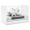 image:imageGAP babyGap Graham 4in1 Convertible Crib with Storage Drawer  Greenguard Gold Certified Bianca White