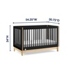 image:imageGAP babyGap Tate 4in1 Convertible Crib  Greenguard Gold Certified EbonyNaturalEbony