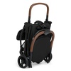 image:imageJeep Altitude Compact Travel Stroller by Delta Children Greenguard Gold Easy One Hand Fold Lightweight Extendable Canopy with PeekaBoo Window Reclining Seat 4 Wheel Suspension TanBlack