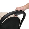 image:imageJeep Altitude Compact Travel Stroller by Delta Children Greenguard Gold Easy One Hand Fold Lightweight Extendable Canopy with PeekaBoo Window Reclining Seat 4 Wheel Suspension TanTan