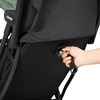 image:imageJeep Altitude Compact Travel Stroller by Delta Children Greenguard Gold Easy One Hand Fold Lightweight Extendable Canopy with PeekaBoo Window Reclining Seat 4 Wheel Suspension TanOlive Green