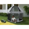 image:imageJeep Hexagon Pop Up Play Yard with Removable Canopy  Ideal for Indoor and Outdoor Use Olive GreenGrey
