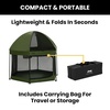 image:imageJeep Hexagon Pop Up Play Yard with Removable Canopy  Ideal for Indoor and Outdoor Use Olive GreenOlive Green