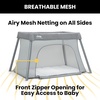 image:imageJeep Horizon Compact Travel 2in1 Play Yard and Bassinet BlackLight Grey