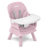 image:imageJeep Milestone 6in1 High Chair by Delta Children  High Chair Converts to Stool Booster Seat Toddler Chair Activity Table and Desk and Chair Sage GreenLight Pink