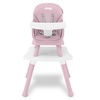 image:imageJeep Milestone 6in1 High Chair by Delta Children  High Chair Converts to Stool Booster Seat Toddler Chair Activity Table and Desk and Chair Sage GreenLight Pink
