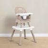 image:imageJeep Milestone 6in1 High Chair by Delta Children  High Chair Converts to Stool Booster Seat Toddler Chair Activity Table and Desk and Chair Sage GreenLight Tan