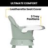 image:imageJeep Milestone 6in1 High Chair by Delta Children  High Chair Converts to Stool Booster Seat Toddler Chair Activity Table and Desk and Chair Sage GreenSage Green