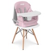 image:imageJeep Milestone 6in1 High Chair by Delta Children  High Chair Converts to Stool Booster Seat Toddler Chair Activity Table and Desk and Chair Sage GreenLight Pink