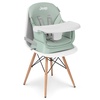 image:imageJeep Milestone 6in1 High Chair by Delta Children  High Chair Converts to Stool Booster Seat Toddler Chair Activity Table and Desk and Chair Sage GreenSage Green