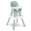 image:imageJeep Milestone 6in1 High Chair by Delta Children  High Chair Converts to Stool Booster Seat Toddler Chair Activity Table and Desk and Chair Sage GreenSage Green