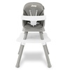 image:imageJeep Milestone 6in1 High Chair by Delta Children  High Chair Converts to Stool Booster Seat Toddler Chair Activity Table and Desk and Chair Sage GreenLight Grey