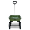 image:imageJeep Wrangler Classic Kids Wagon by Delta Children  Rolling Utility Cart with AllTerrain Tires FoldUnder Handle Steel Body Pull Wagon for Outdoor Play Olive Green Willys Jeep Heritage Design