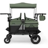 image:imageJeep Wrangler Deluxe 4 Seater Stroller Wagon by Delta Children  Premium Quad Stroller Wagon for 4 Kids with Convertible Seats Adjustable PushPull Handles Removable Canopy amp Flat Fold GreyBlackGreen