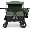image:imageJeep Wrangler Deluxe 4 Seater Stroller Wagon by Delta Children  Premium Quad Stroller Wagon for 4 Kids with Convertible Seats Adjustable PushPull Handles Removable Canopy amp Flat Fold GreyBlackGreen