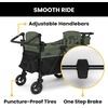 image:imageJeep Wrangler Deluxe 4 Seater Stroller Wagon by Delta Children  Premium Quad Stroller Wagon for 4 Kids with Convertible Seats Adjustable PushPull Handles Removable Canopy amp Flat Fold GreyBlackGreen