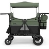 image:imageJeep Wrangler Deluxe 4 Seater Stroller Wagon by Delta Children  Premium Quad Stroller Wagon for 4 Kids with Convertible Seats Adjustable PushPull Handles Removable Canopy amp Flat Fold GreyBlackGreen
