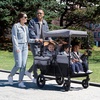 image:imageJeep Wrangler Deluxe 4 Seater Stroller Wagon by Delta Children  Premium Quad Stroller Wagon for 4 Kids with Convertible Seats Adjustable PushPull Handles Removable Canopy amp Flat Fold GreyGrey