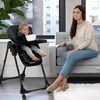image:imageLittle Folks by Delta Children 2in1 SlimFold High Chair for Babies and Toddlers BlackBlack