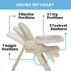 image:imageLittle Folks by Delta Children 2in1 SlimFold High Chair for Babies and Toddlers BlackCream