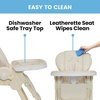 image:imageLittle Folks by Delta Children 2in1 SlimFold High Chair for Babies and Toddlers BlackCream