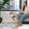 image:imageLittle Folks by Delta Children 2in1 SlimFold High Chair for Babies and Toddlers BlackCream