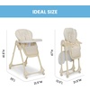 image:imageLittle Folks by Delta Children 2in1 SlimFold High Chair for Babies and Toddlers BlackCream