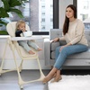 image:imageLittle Folks by Delta Children 2in1 SlimFold High Chair for Babies and Toddlers BlackCream