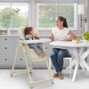 image:imageLittle Folks by Delta Children 2in1 SlimFold High Chair for Babies and Toddlers BlackCream