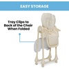 image:imageLittle Folks by Delta Children 2in1 SlimFold High Chair for Babies and Toddlers BlackCream