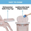 image:imageLittle Folks by Delta Children 2in1 SlimFold High Chair for Babies and Toddlers BlackPink