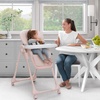 image:imageLittle Folks by Delta Children 2in1 SlimFold High Chair for Babies and Toddlers BlackPink