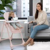 image:imageLittle Folks by Delta Children 2in1 SlimFold High Chair for Babies and Toddlers BlackPink