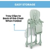 image:imageLittle Folks by Delta Children 2in1 SlimFold High Chair for Babies and Toddlers BlackSage Green