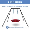 image:imageMarvel Spider Man 40Inch Saucer Swing for Kids by Delta Children  Attaches to Swing Sets or Trees  Includes All Necessary Hanging Hardware amp Rope
