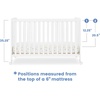 image:imageSimmons Kids Aria Full Size Portable Folding Crib  Greenguard Gold Certified Bianca WhiteBianca White