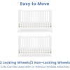 image:imageSimmons Kids Aria Full Size Portable Folding Crib  Greenguard Gold Certified Bianca WhiteBianca White
