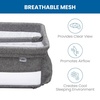 image:imageSimmons Kids By The Bed City Sleeper Bassinet for Twins  Adjustable Height Portable Crib with Wheels amp Airflow Mesh Grey Tweed