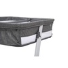 image:imageSimmons Kids By The Bed City Sleeper Bassinet for Twins  Adjustable Height Portable Crib with Wheels amp Airflow Mesh Grey Tweed
