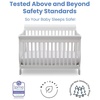 image:imageSimmons Kids Carter 6in1 Convertible Crib  Greenguard Gold Certified Bianca WhiteBianca White