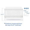 image:imageSimmons Kids Carter 6in1 Convertible Crib  Greenguard Gold Certified Bianca WhiteBianca White