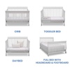 image:imageSimmons Kids Carter 6in1 Convertible Crib  Greenguard Gold Certified Bianca WhiteBianca White