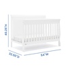 image:imageSimmons Kids Carter 6in1 Convertible Crib  Greenguard Gold Certified Bianca WhiteBianca White