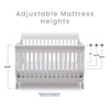 image:imageSimmons Kids Carter 6in1 Convertible Crib  Greenguard Gold Certified Bianca WhiteBianca White