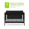 image:imageSimmons Kids Carter 6in1 Convertible Crib  Greenguard Gold Certified Bianca WhiteBlack Ebony