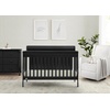 image:imageSimmons Kids Carter 6in1 Convertible Crib  Greenguard Gold Certified Bianca WhiteBlack Ebony